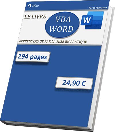 Livre pour apprendre à programmer en VBA Word