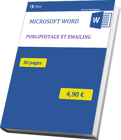Livre Word de formation au publipostage à télécharger au format PDF